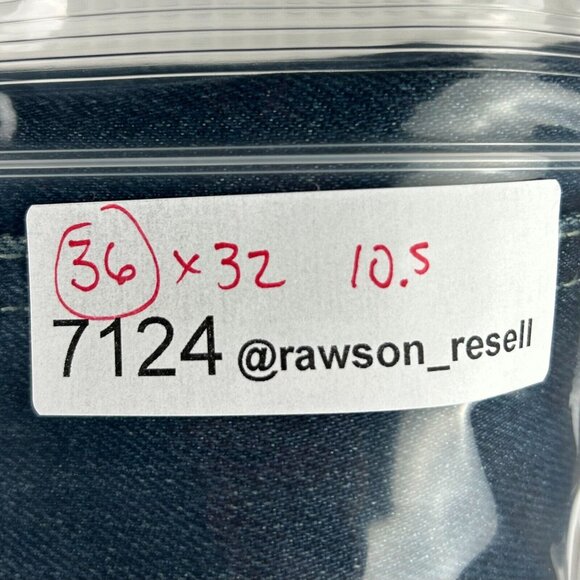 Vokal Y2K Double Knee Jeans‎ 36x32 Cybe Punk Blue Streetwear Skate Baggy 90s - Picture 8 of 8